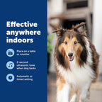PetSafe bark control device showing battery compartment