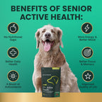 VetriScience senior dog supplement packaging ingredients label