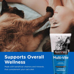 Nutri-Vet cat multivitamin gel tube size comparison
