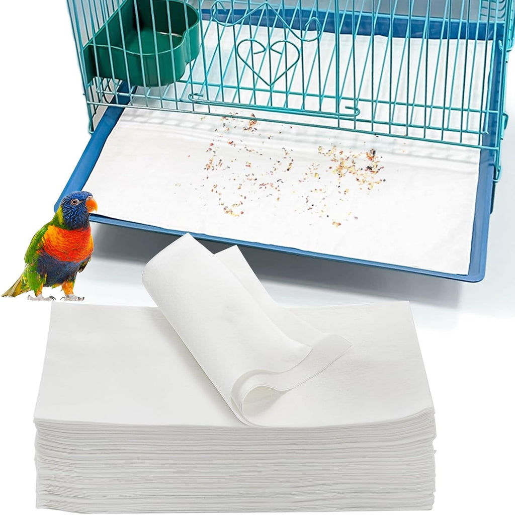 Okllen bird cage liners front view showing 200 count pack