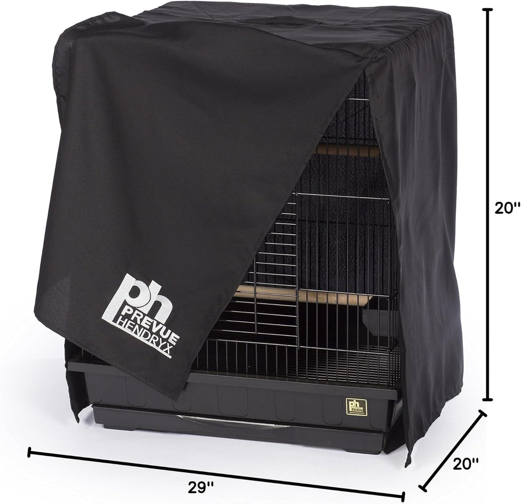 Prevue Pet Products night drape folded on bird cage