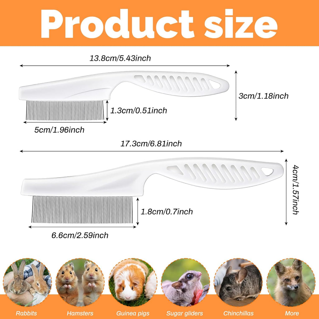 Fiyooau stainless steel bunny brush teeth close up highlighting the rust resistant design