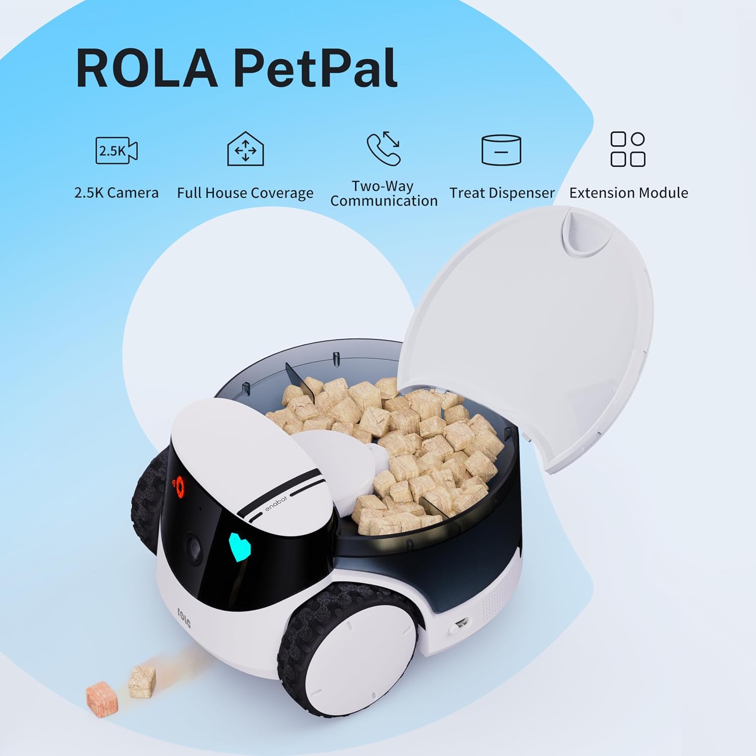 Enabot Ebo Rola Petpal modular design components