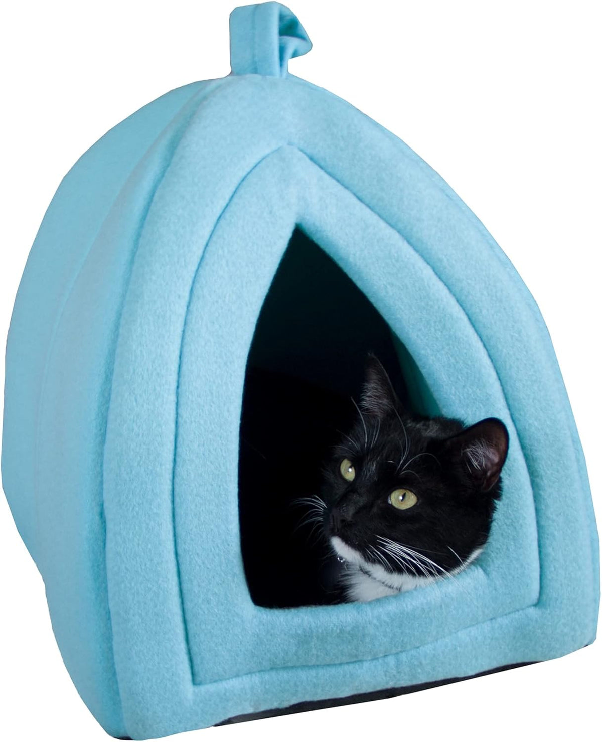 Cat House - Indoor Bed with Removable Foam Cushion - Pet Tent for Puppies, Rabbits, Guinea Pigs, Hedgehogs, and Other Small Animals by PETMAKER (Pink) - Image 11