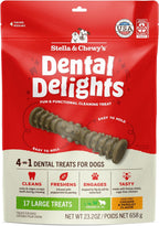 Stella & Chewy's Dental Delights - Freeze-Dried Raw Chicken Dental Treats for Small Dogs - Teeth Cleaning & Breath Freshening Chews with Ridges & Nubs - Made in USA - 10.5 oz - 21 Small Treats - Image 10