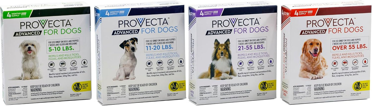Provecta Advanced authentic USA imported pet care protective treatment boxes