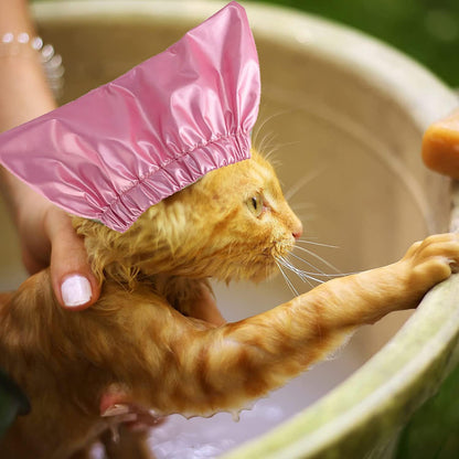 Size guide visualization for Sezdeki pet bathing headgear