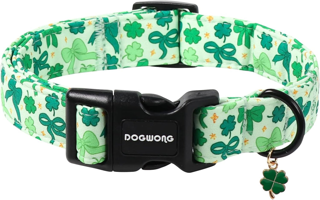 DOGWONG Cotton Hemp Pink Dog Collar Adjustable Soft Natural Fabric Pet Collar Cute Wedding Puppy Necklace for Small Medium Large Dogs - Image 14