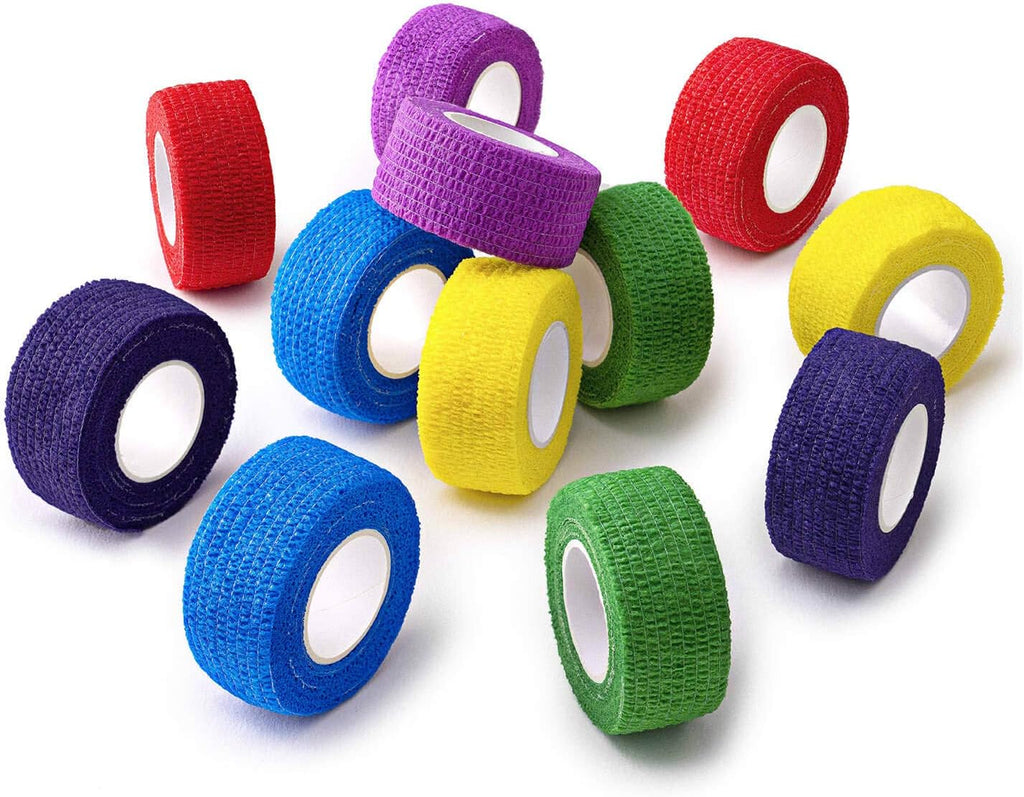 WePet Pet Wrap, Self-Adhesive Non-Woven Bandage, Emergency Cohesive Gauze, for Dogs, Cats, Horse, Birds, Wounds, Wrist Healing, Ankle Sprain, 2 Inch, 12 Rolls - Image 9