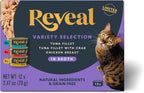 Reveal Fish Variety Pack Wet Cat Food in Broth 12-Pack 3-Flavor, High Protein, Limited Ingredient, Grain Free, Natural Canned Cat Food, No Fillers, No By-Products (12 x 2.47 oz Cans) - Image 9