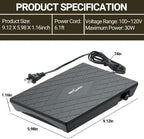 Repti Zoo 30 watt heating plate with temperature control knob