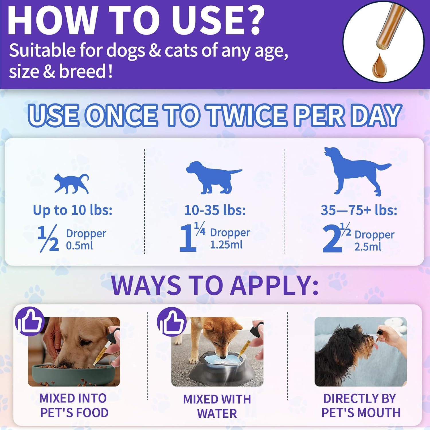 Imported USA pet health supplement for flea protection side label view.