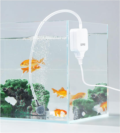 Technical details and design of Cuypas fish bowl air pump