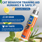 Anowbo 150ml cat spray bottle with natural ingredient icons