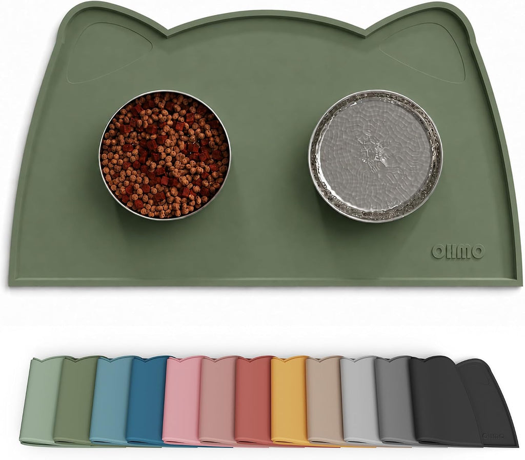 OHMO Cat Food Mat, Silicone Pet Feeding Mat, 18x9.8, Erythrinus - Image 9