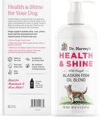 Authentic Dr. Harvey's premium pet care collection displaying the natural marine lipid formula.