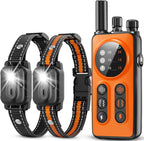 CIUZL dual dog training shock collar orange remote front view
