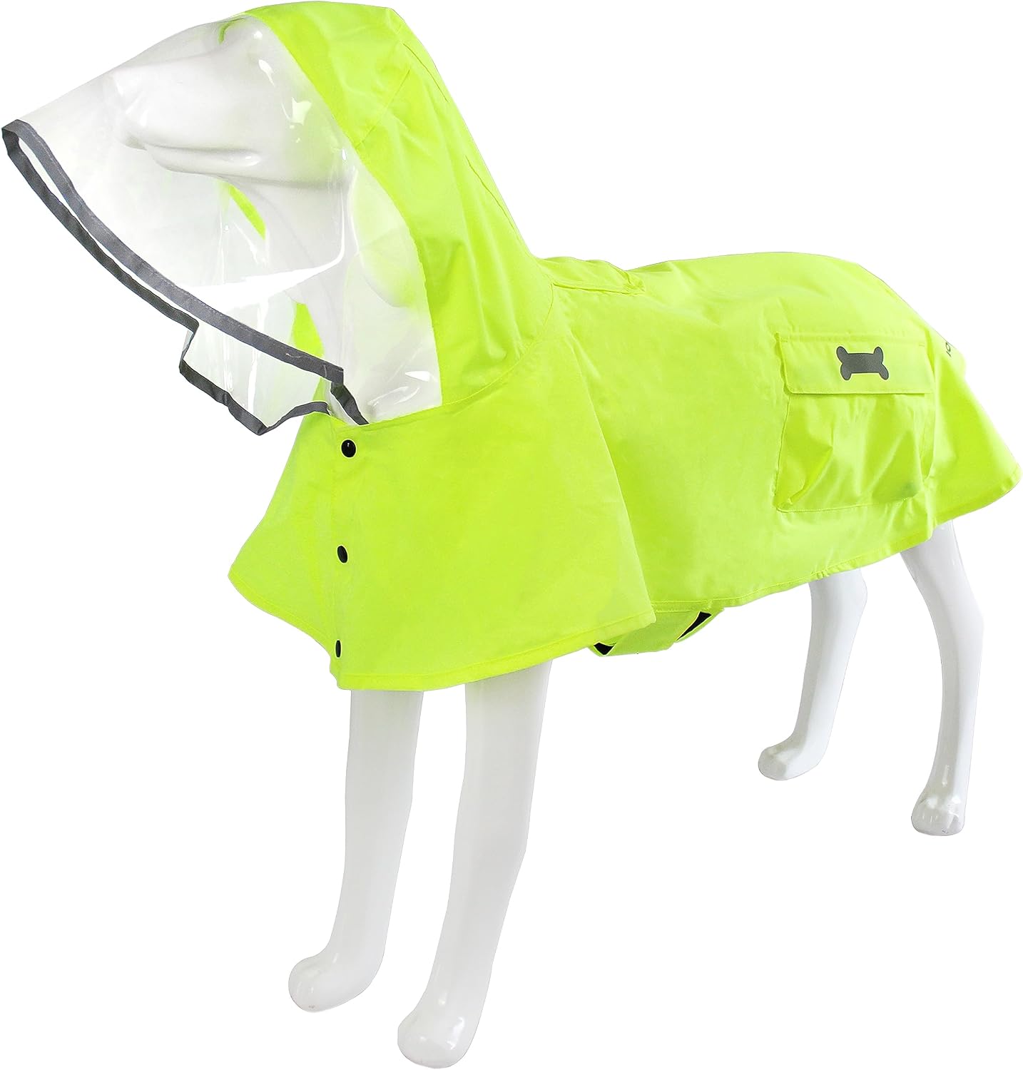Dog Raincoat,Waterproof Rain Poncho with Hoodie, High Reflective Adjustable Pet Rain Jacket with Leash Hole for Small Medium and Large Dogs (Pink, X-Small) - Image 12