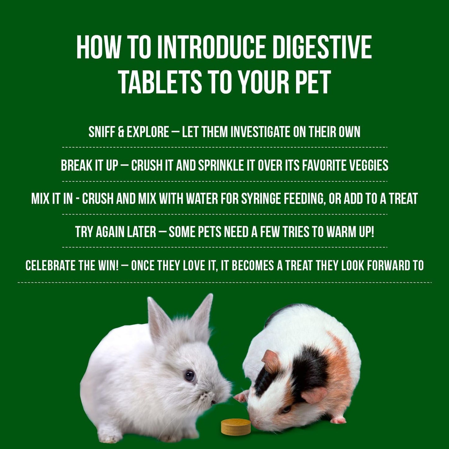 Small animal digestive health supplement by Sherwood Pet Health
