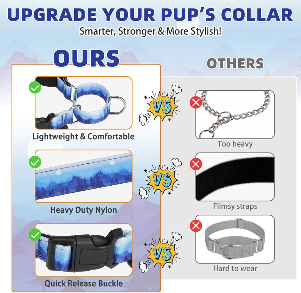 Side profile view of Kooltail no pull dog collar