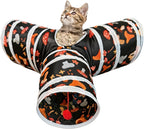 3 Way Cat Tunnel Collapsible Fun Pet Play Tube Toys for Cats, Kittens, Puppies & Rabbits - Portable Tunnel with Hanging Ball for Indoor Play, Hideout & Exercise - Image 10