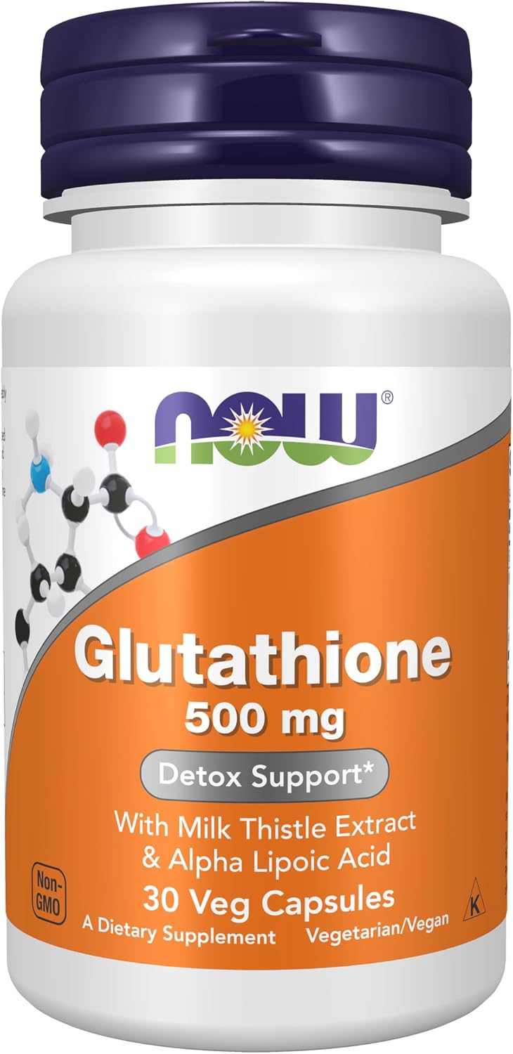 NOW Supplements, Glutathione 500 mg, Detoxification Support*, 60 Veg Caps - Image 10