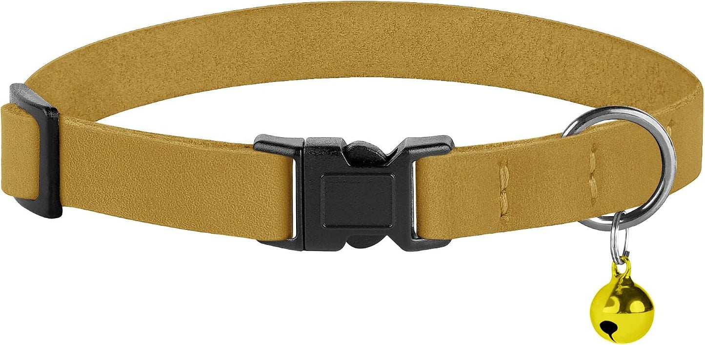 Lightweight safety breakaway collar for small indoor cats and outdoor kittens