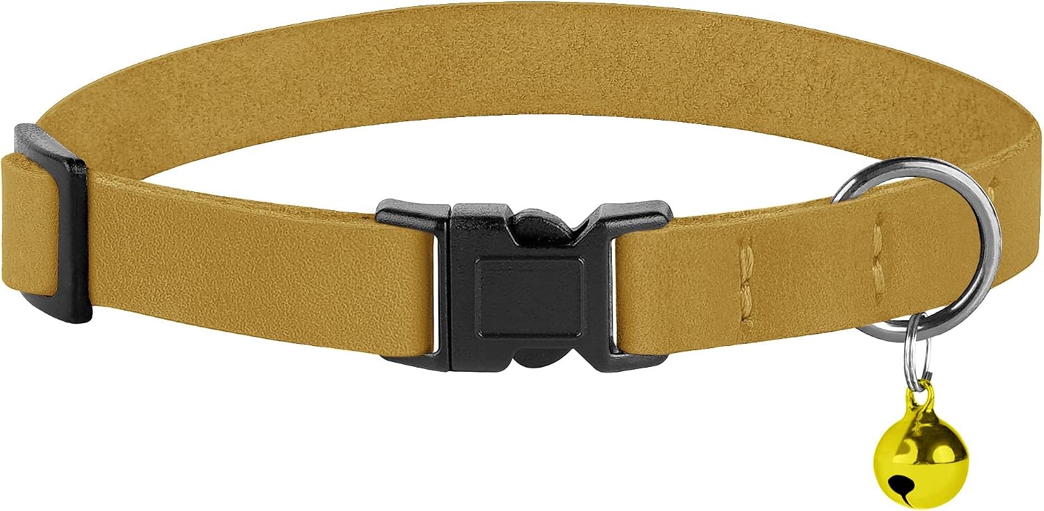 Lightweight safety breakaway collar for small indoor cats and outdoor kittens