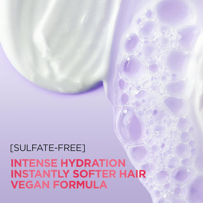 Close up of the anti-fade color protection logo on the L'Oreal EverPure packaging