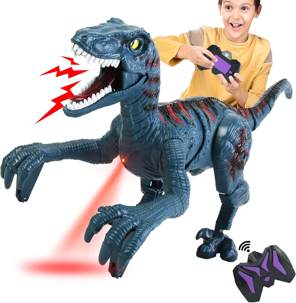 Apobatk Large Remote Control Velociraptor Dinosaur Toy front view