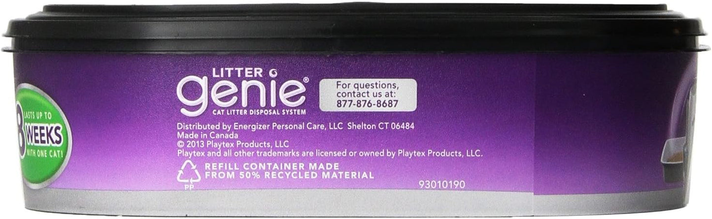 Seven layer odor barrier film demonstration of cat litter refill bag