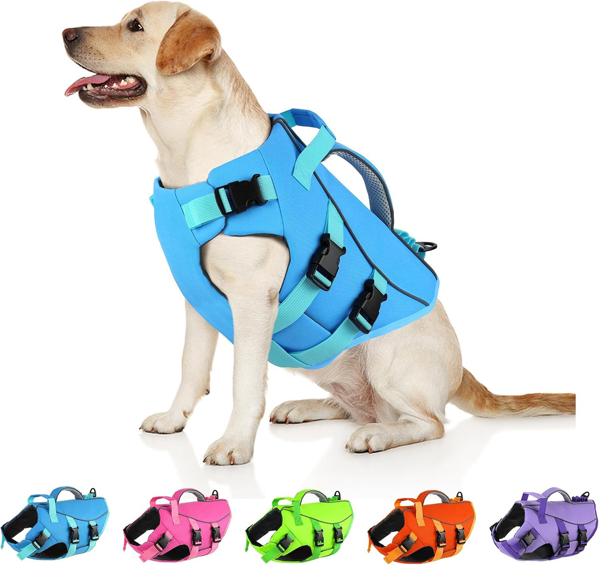 Imported dog flotation vest for small dogs during boating and swimming