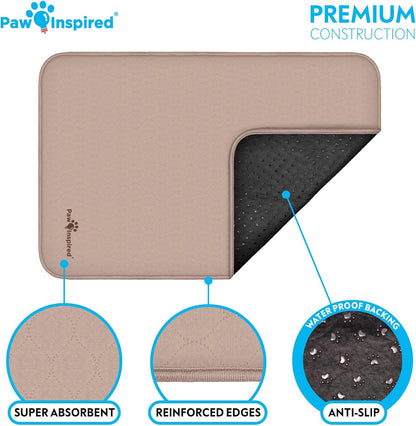 Paw Inspired non-slip silicone backing view