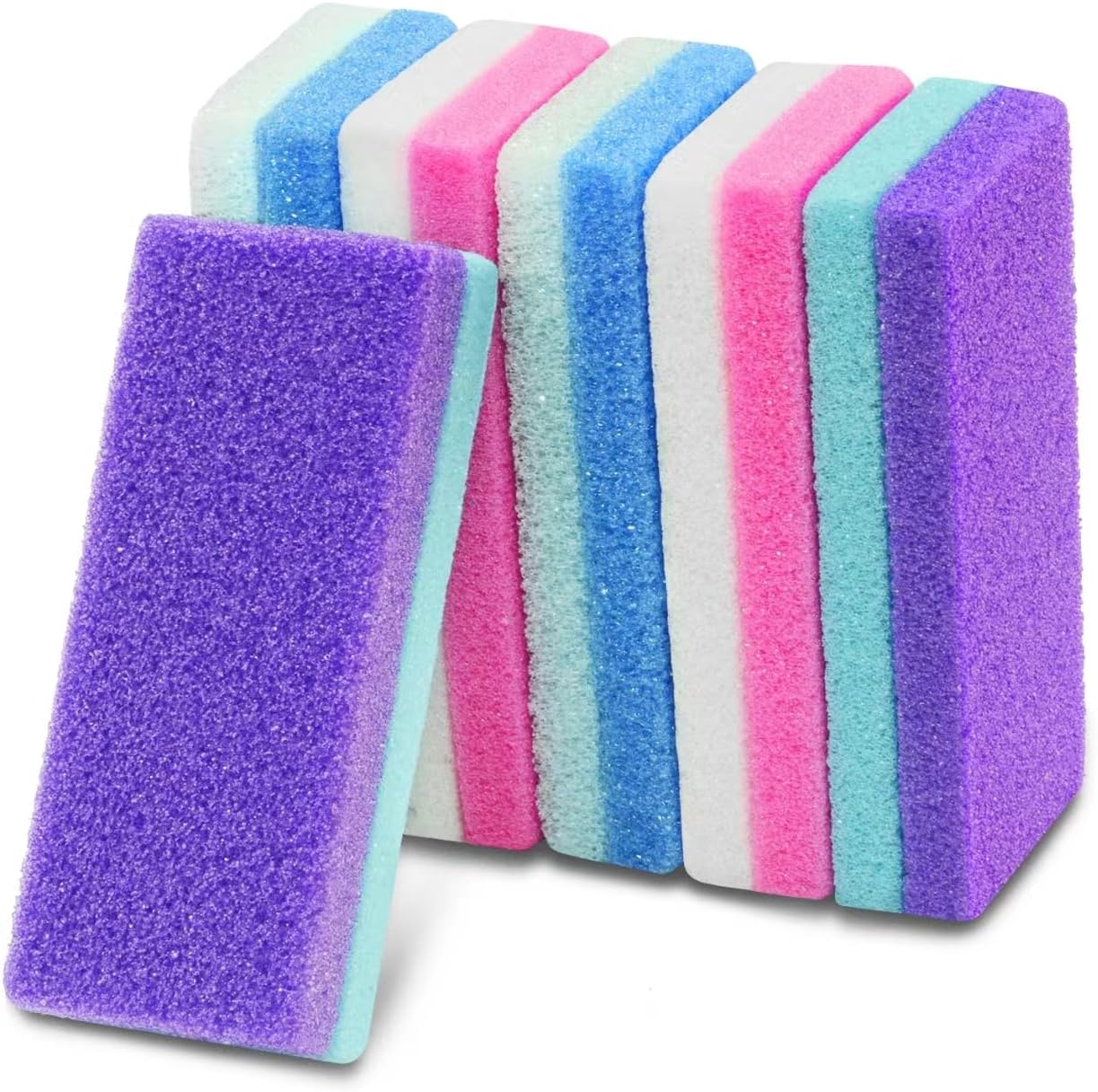 Leifire professional foot pumice stone six pack front view