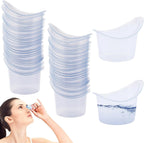 Notoke 60 Pieces Disposable Eye Wash Cups front view for eye hygiene.