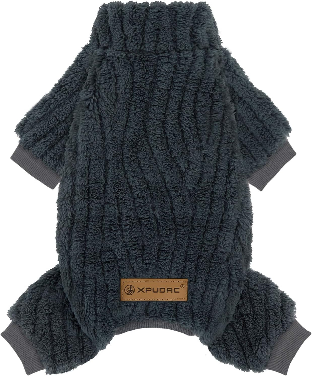 XPUDAC small pet winter clothes size perspective image.
