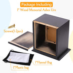 BRKURLEG dog and cat memorial urn bottom screw access panel
