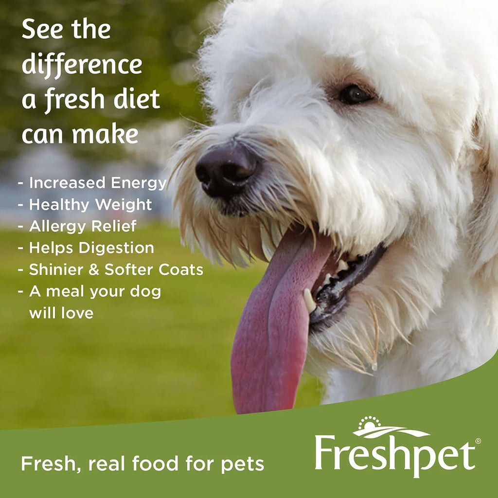 Freshpet grain free chicken dog food ingredients label