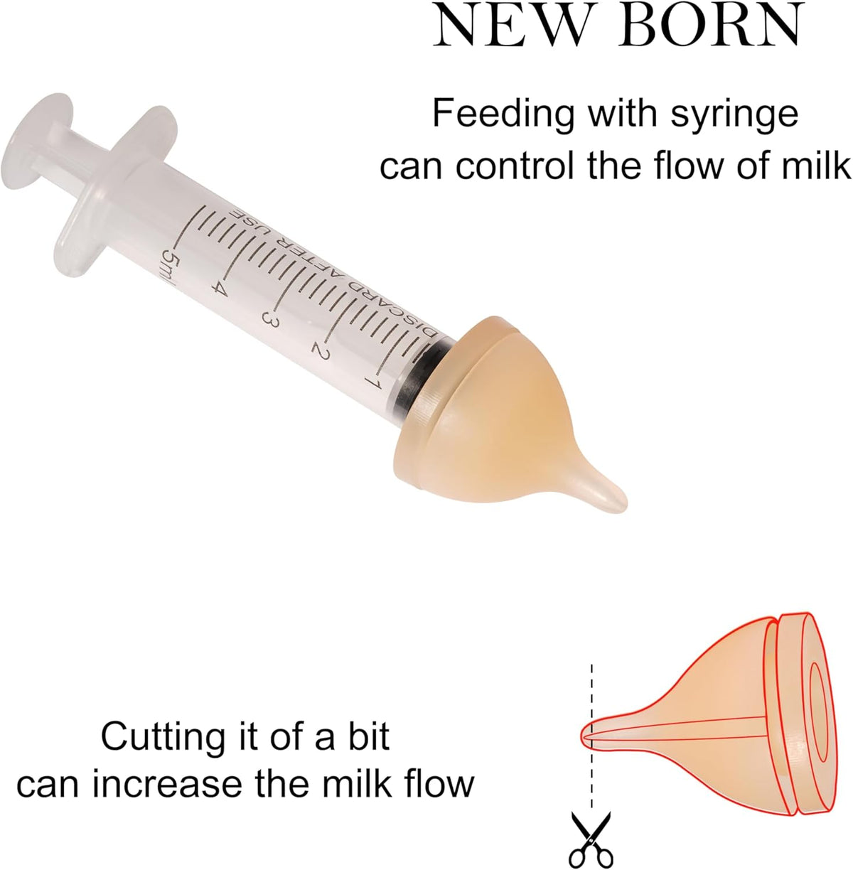 Doggiema silicone pet feeding nipple set detached for easy cleaning sterilization.