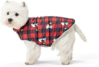 Berkshire Peanuts(R) Microfleece Dog Coat, Warm Fleece Dog Jacket with Waterproof Shell, Hook & Loop Design for Small, Medium, or Large Dogs (Small, Medium Happy Day Snoopy Walk Dark Sage) - Image 9