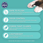 Side profile of Cat's Pride flushable clay cat litter
