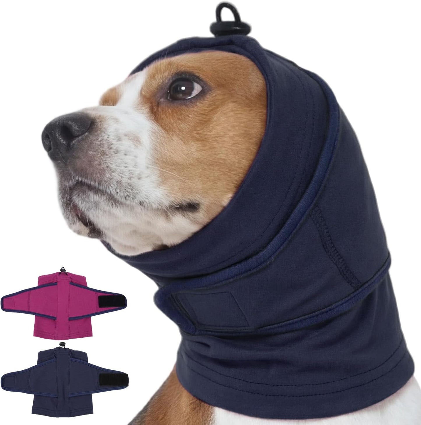 Nanaki Soft Calming Hoodie Quiet for Fireworks,4th of July, Dog Ear Wrap Hematoma Head Cover Anti Flapping, Snoods For Dogs For Eating & Drinking, Adjustable Dog Ear Protection For Bath Blow,Purple,XL - Image 9