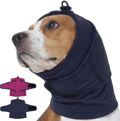 Nanaki Soft Calming Hoodie Quiet for Fireworks,4th of July, Dog Ear Wrap Hematoma Head Cover Anti Flapping, Snoods For Dogs For Eating & Drinking, Adjustable Dog Ear Protection For Bath Blow,Purple,XL - Image 9