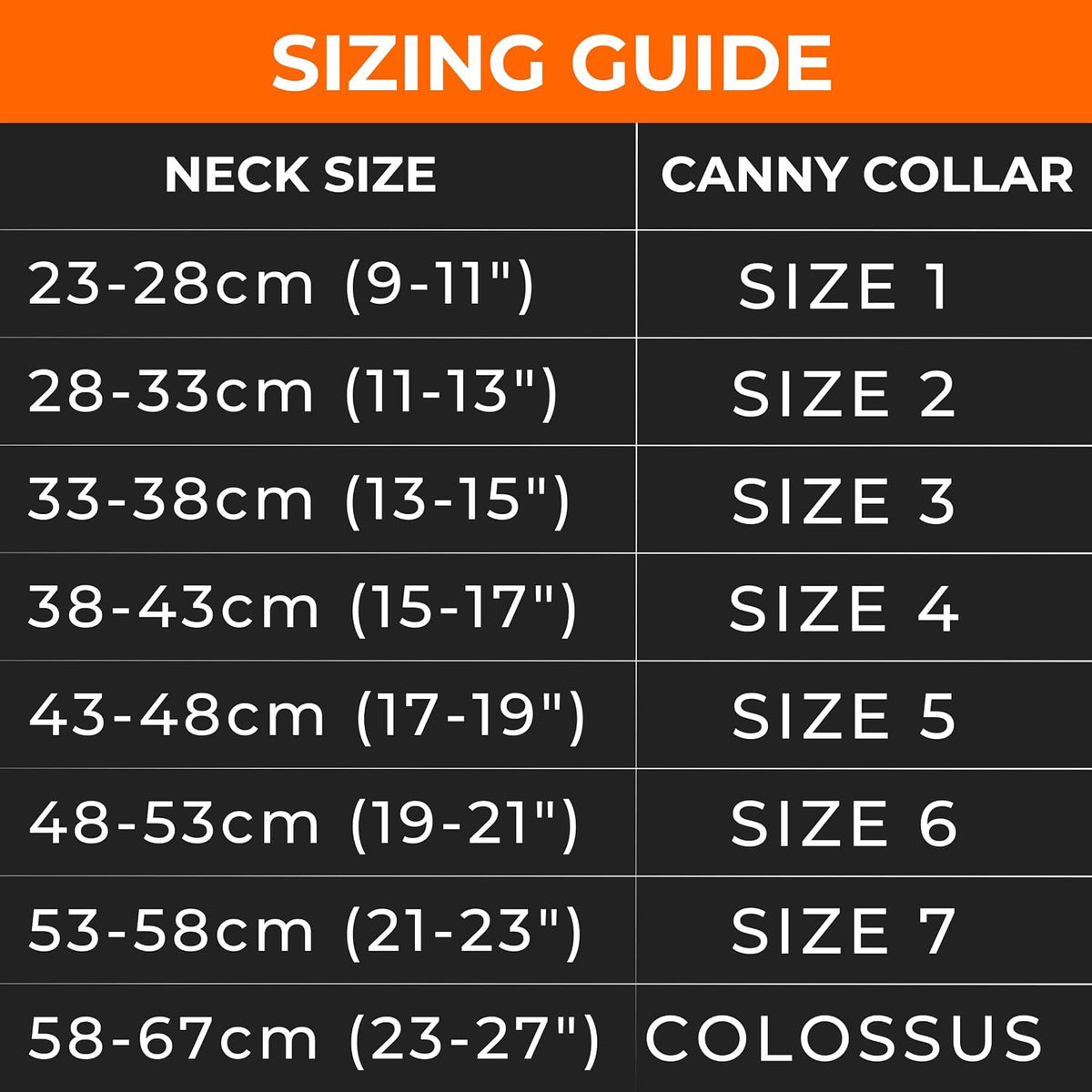 Authentic USA imported Canny dog collar packaging view