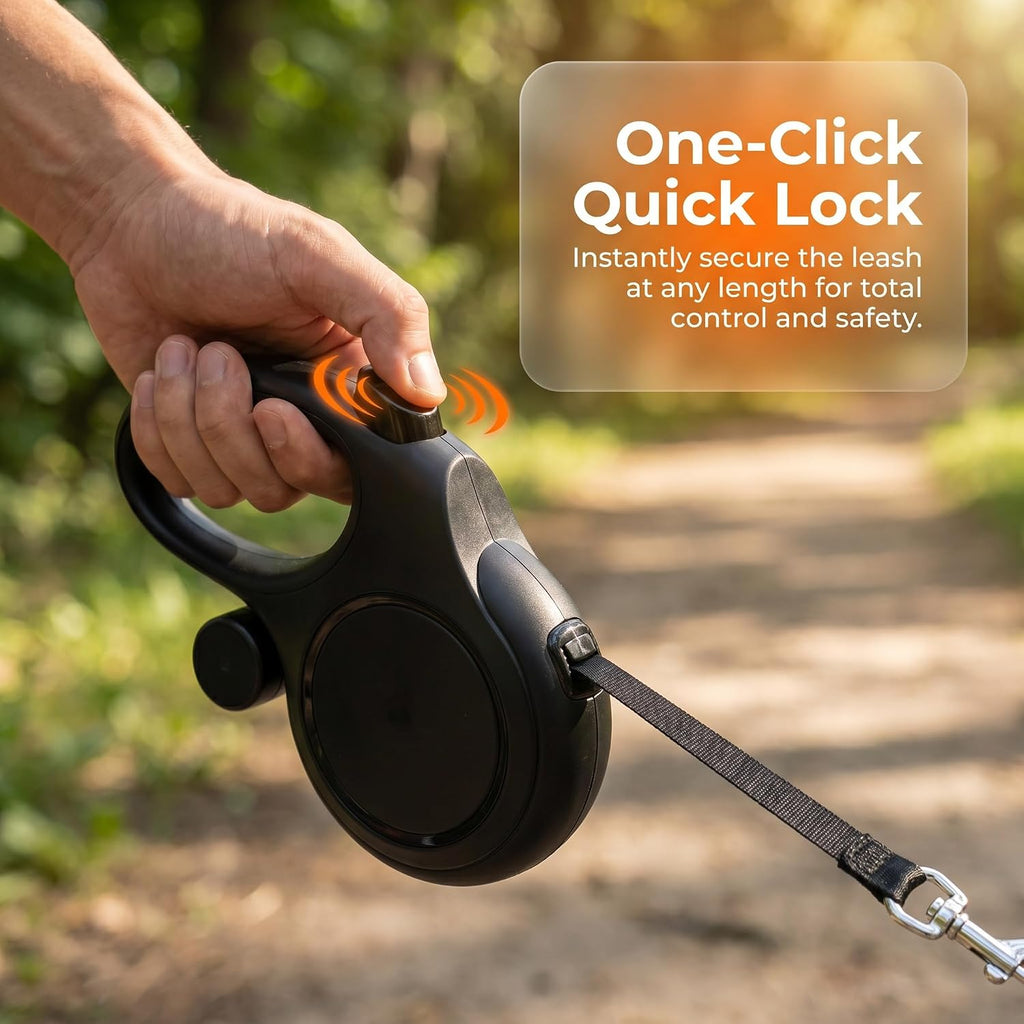 360 degree tangle-free leash mechanism close up