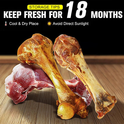 Fully digestible natural beef chews for medium dogs
