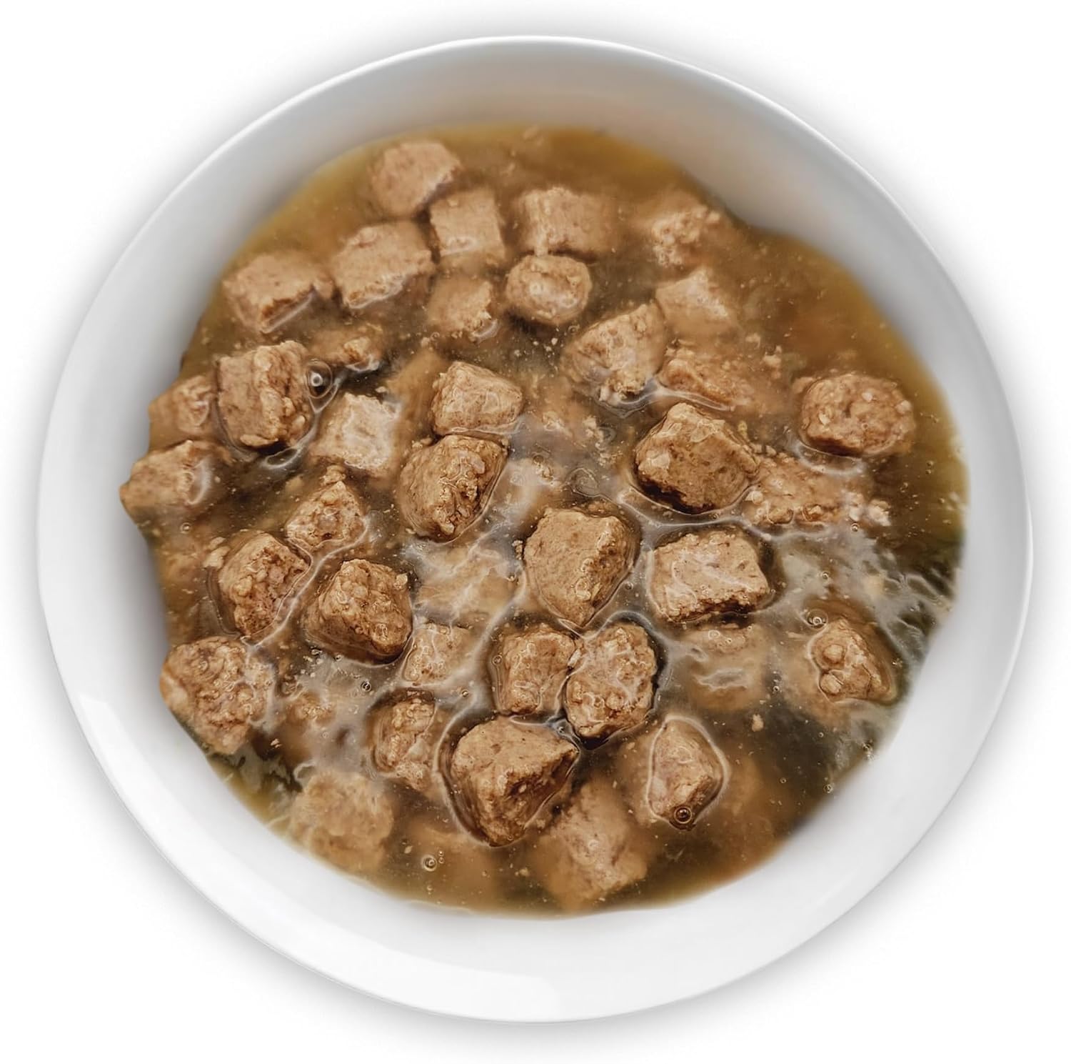Chef Scoochies cat food can showing nutritional information