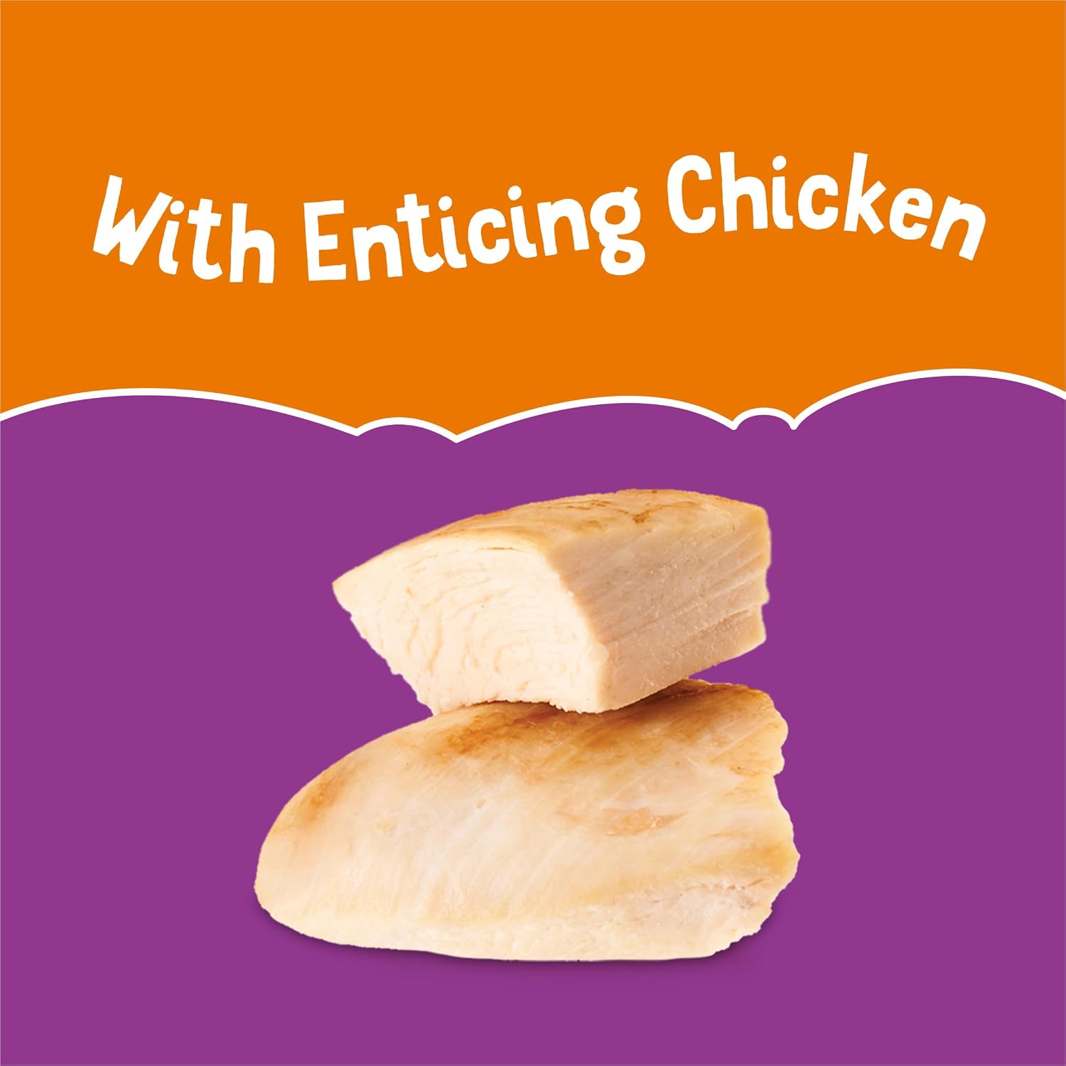 Friskies lickable chicken puree with coconut milk pet food complement