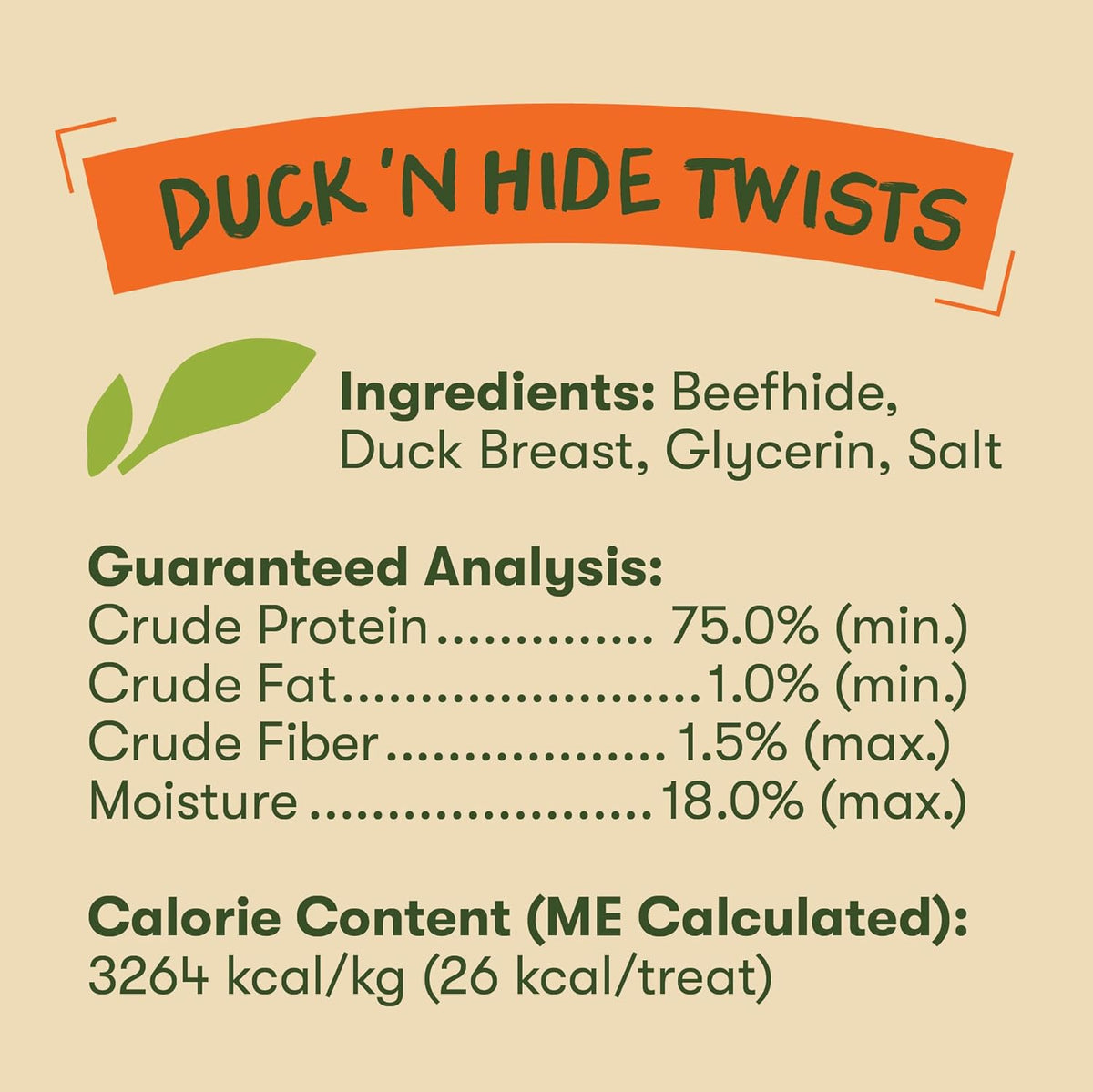 Pet 'n Shape duck hide twists dental care dog chews view.