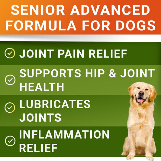 StrellaLab dog hip and joint pain relief chews nutritional ingredients label close up